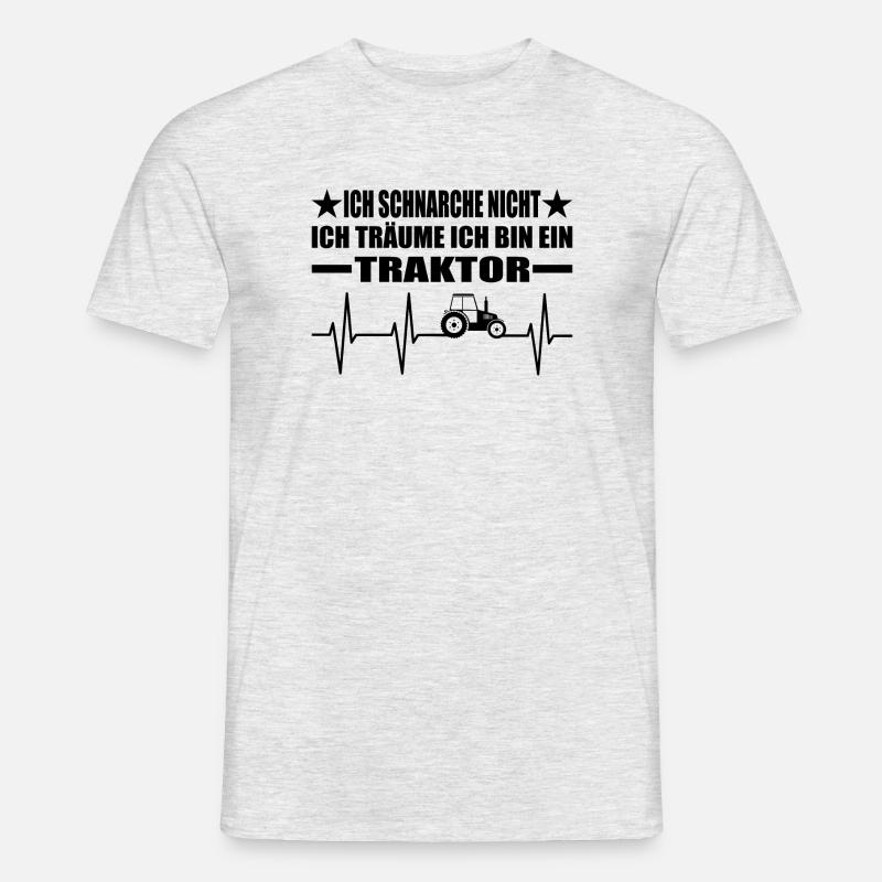 Traktor - Männer T-Shirt - Grau meliert