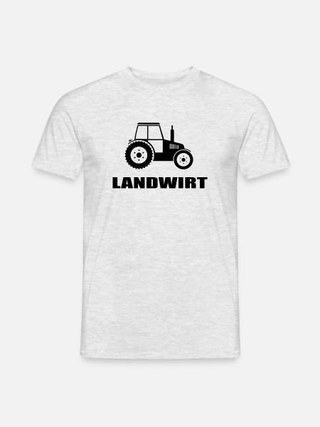 Traktor - Männer T-Shirt - Grau meliert