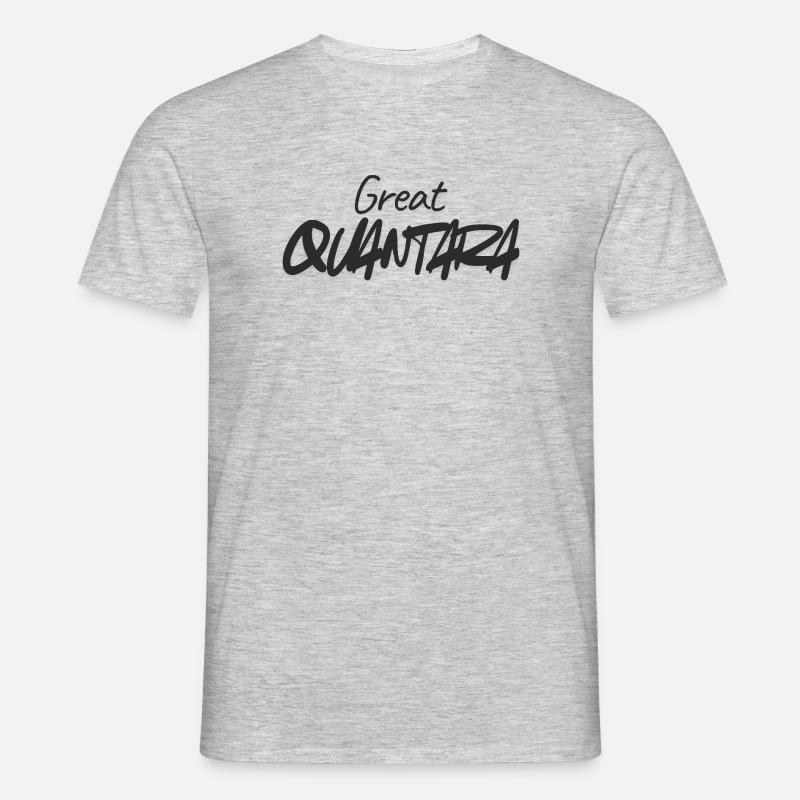 Great Quantity Graffiti Script - Men's T-Shirt - heather grey