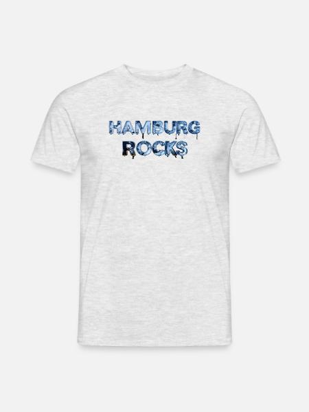 Hamburg Rocks - Men's T-Shirt - heather grey