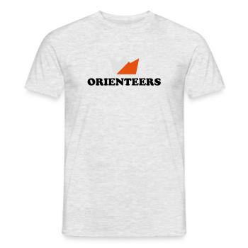 Orientation crown - Men's T-Shirt - heather grey - Front - AI Model Male 178 dark (178cm)