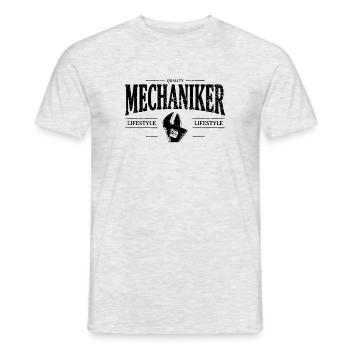 Mechaniker - Männer T-Shirt - Grau meliert - Vorne - AI Model Male 178 dark (178cm)