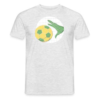 Joueur de handball Handball Ball Outfit HandballEr - T-shirt homme - gris chiné - Devant - AI Model Male 178 dark (178cm)