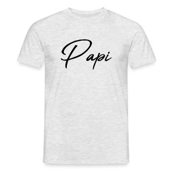 OPA. PAPA. VATERTAG. FROHER VATERTAG - Männer T-Shirt - Grau meliert - Vorne - AI Model Male 178 dark (178cm)