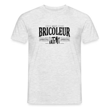 Bricoleur - T-shirt homme - gris chiné - Devant - AI Model Male 178 dark (178cm)