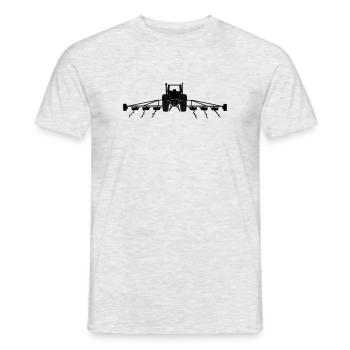 Landwirtschaft Traktor Bauernhof - Männer T-Shirt - Grau meliert - Vorne - AI Model Male 178 dark (178cm)
