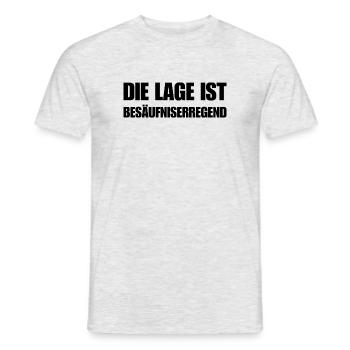 La situation est l’ivresse - T-shirt homme - gris chiné - Devant - AI Model Male 178 dark (178cm)