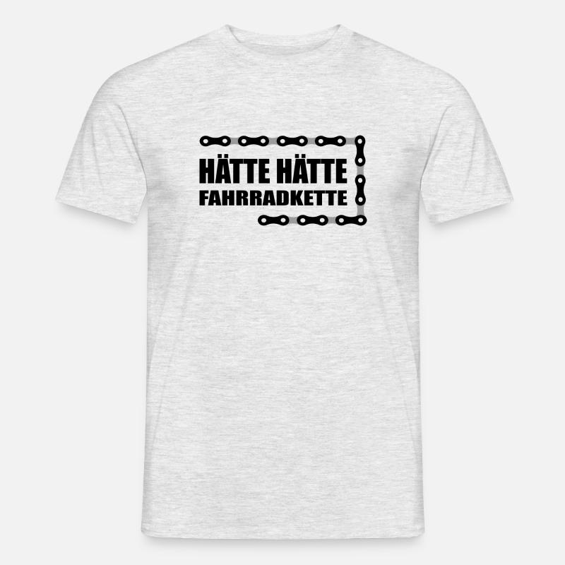 Hätte Hätte - Männer T-Shirt - Grau meliert