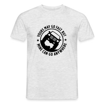 Offroad - T-shirt homme - gris chiné - Devant - AI Model Male 178 dark (178cm)