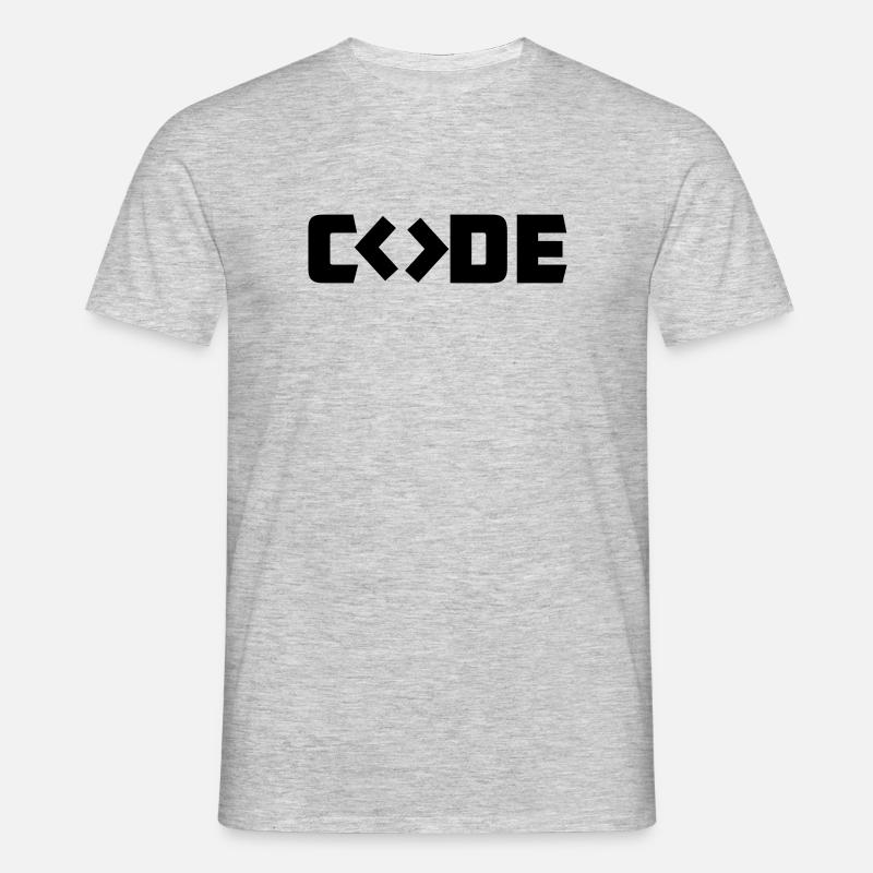 Programmer Code - Men's T-Shirt - heather grey