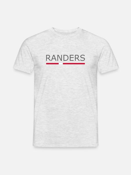 Randers - Denmark Flag - Dänemark - Men's T-Shirt - heather grey