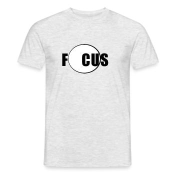 Focus Ästhetik ästhetisch Geschenk - Männer T-Shirt - Grau meliert - Vorne - AI Model Male 178 dark (178cm)