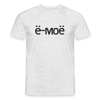 Incredible! Saying in Russian Russak Russia - Men's T-Shirt - heather grey - Front - AI Model Male 178 dark (178cm)