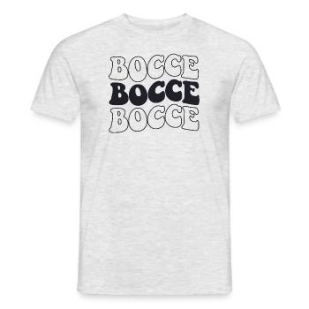 Bocce Spruch Bocce Ball mit Jack Bocci Game Bocce - Männer T-Shirt - Grau meliert - Vorne - AI Model Male 178 dark (178cm)