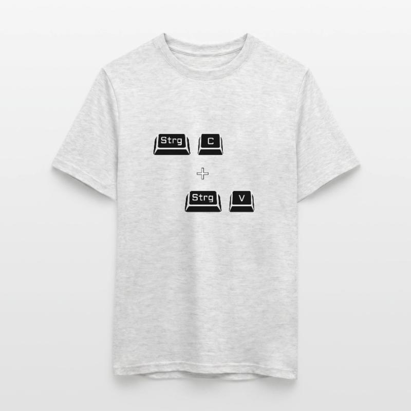 Ctrl c Ctrl v Toetsenbord Computer Copy Gift Heren T-shirt