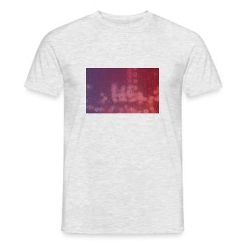 Modern Art Raindrops. Schönes Geschenk! - Männer T-Shirt - Grau meliert - Vorne - AI Model Male 178 dark (178cm)
