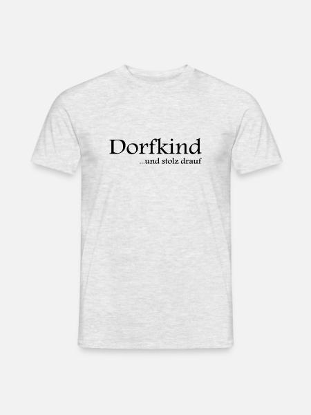 Dorfkind - Männer T-Shirt - Grau meliert