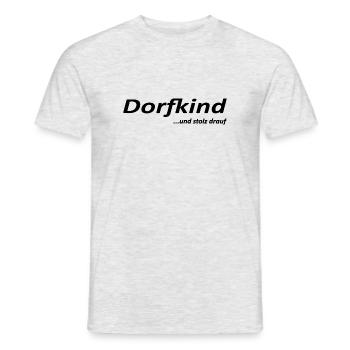 Dorfkind - Männer T-Shirt - Grau meliert - Vorne - AI Model Male 178 dark (178cm)