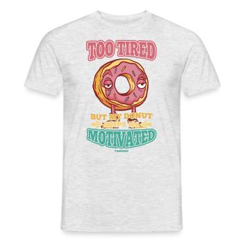 Beignet - T-shirt homme - gris chiné - Devant - AI Model Male 178 dark (178cm)