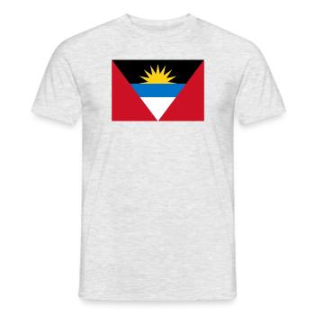 Antigua und Barbuda - Männer T-Shirt - Grau meliert - Vorne - AI Model Male 178 dark (178cm)