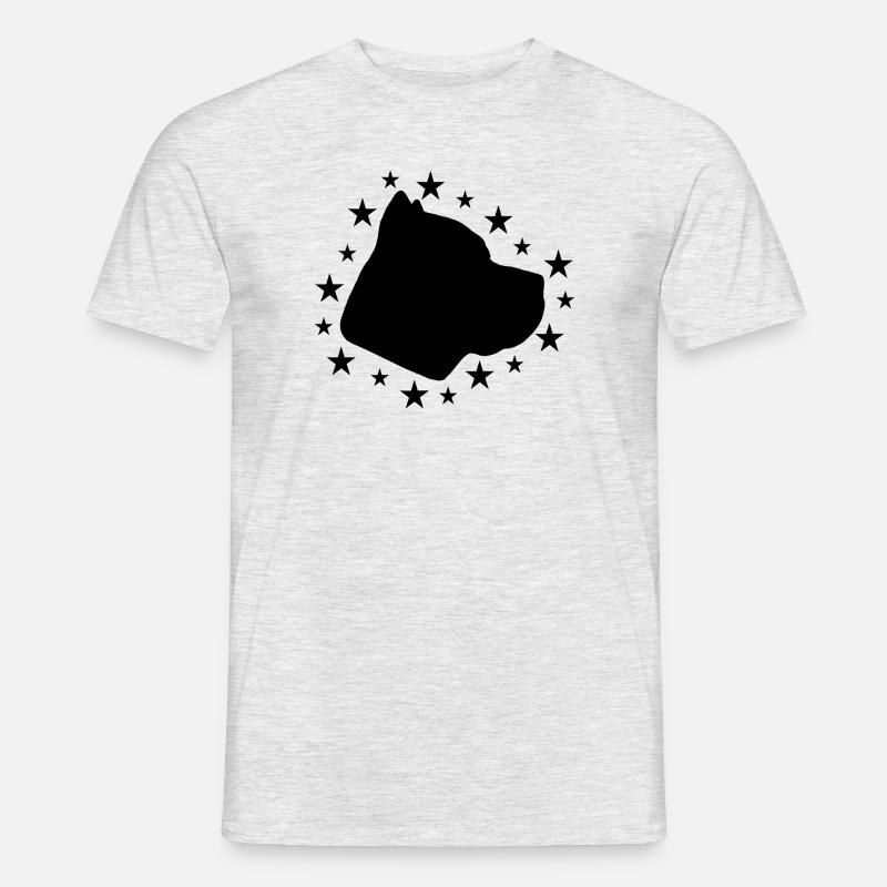 Cane Corso - Männer T-Shirt - Grau meliert