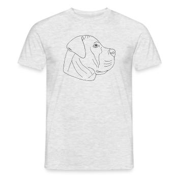 Boerboel - Männer T-Shirt - Grau meliert - Vorne - AI Model Male 178 dark (178cm)
