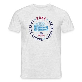 ROMA - Men's T-Shirt - heather grey - Front - AI Model Male 178 dark (178cm)