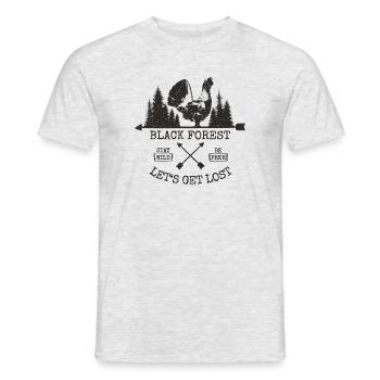 Stay wild - Männer T-Shirt - Grau meliert - Vorne - AI Model Male 178 dark (178cm)