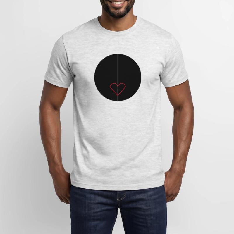 Black_heart, oder doch ein rotes ? Männer T-Shirt