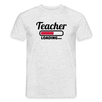 Prof - T-shirt homme - gris chiné - Devant - AI Model Male 178 dark (178cm)