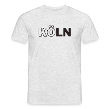 Cologne Cologne Ma ville - T-shirt homme - gris chiné - Devant - AI Model Male 178 dark (178cm)