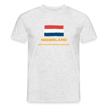 Frauen Fußball Weltmeisterschaft 2023 Niederlande - Männer T-Shirt - Grau meliert - Vorne - AI Model Male 178 dark (178cm)