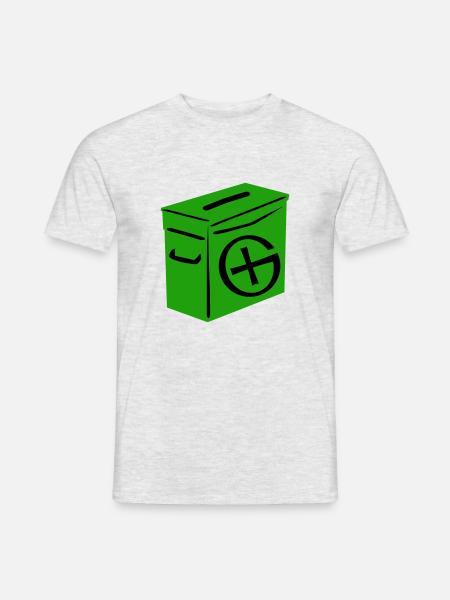 Geocaching: Ammo Can - Men's T-Shirt - heather grey