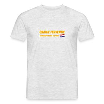 Frauen Weltmeisterschaft 2023 Fußball Niederlande - Männer T-Shirt - Grau meliert - Vorne - AI Model Male 178 dark (178cm)