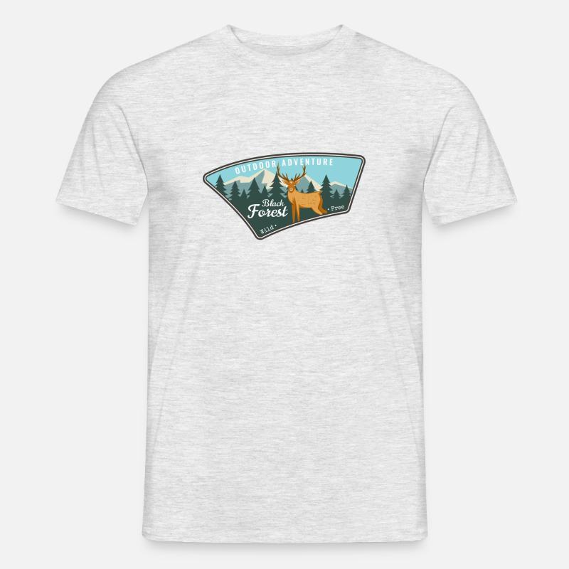 Udendørs eventyr - Mænd T-shirt - grå meleret