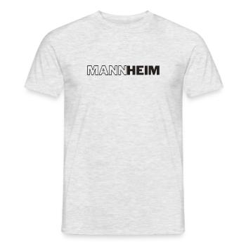 Mannheim Monnem Kurpfalz - T-shirt homme - gris chiné - Devant - AI Model Male 178 dark (178cm)