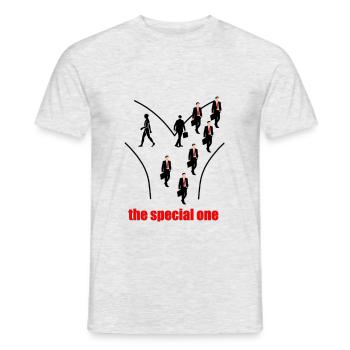 the special one - Men's T-Shirt - heather grey - Front - AI Model Male 178 dark (178cm)