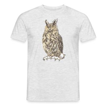 duke - Men's T-Shirt - heather grey - Front - AI Model Male 178 dark (178cm)