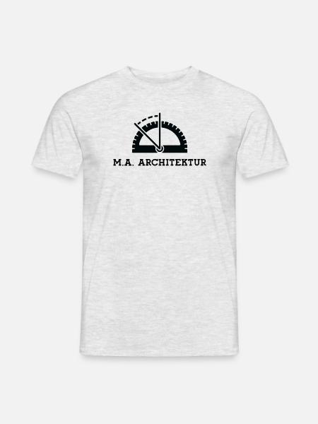 Bachelor Architektur Master of Architecture MA - Männer T-Shirt - Grau meliert