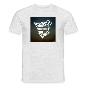1656184210406 - Men's T-Shirt - heather grey - Front - AI Model Male 178 dark (178cm)