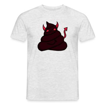 Teufel-Haufen-rot - Männer T-Shirt - Grau meliert - Vorne - AI Model Male 178 dark (178cm)