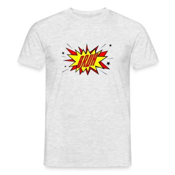 Bruh - Men's T-Shirt - heather grey - Front - AI Model Male 178 dark (178cm)