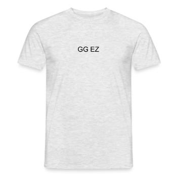 GG EZ - Männer T-Shirt - Grau meliert - Vorne - AI Model Male 178 dark (178cm)