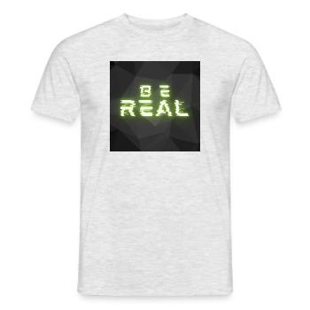 Futurcup - Männer T-Shirt - Grau meliert - Vorne - AI Model Male 178 dark (178cm)