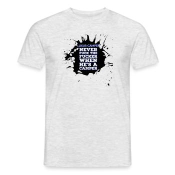 Bäm - Männer T-Shirt - Grau meliert - Vorne - AI Model Male 178 dark (178cm)