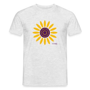 tournesol - T-shirt homme - gris chiné - Devant - AI Model Male 178 dark (178cm)