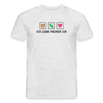 Kinderärztin Ärztin Aerztin Ich Liebe Meine Job - Männer T-Shirt - Grau meliert - Vorne - AI Model Male 178 dark (178cm)