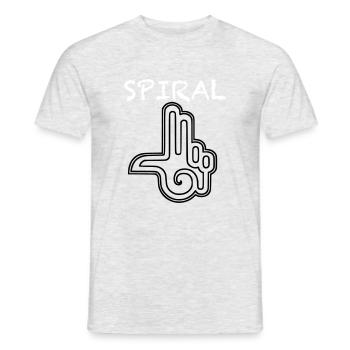 Spiral Tribe Tekno Collective Soundsystem Psychede - Männer T-Shirt - Grau meliert - Vorne - AI Model Male 178 dark (178cm)