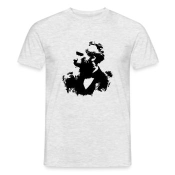 James Clerk Maxwell - Men's T-Shirt - heather grey - Front - AI Model Male 178 dark (178cm)
