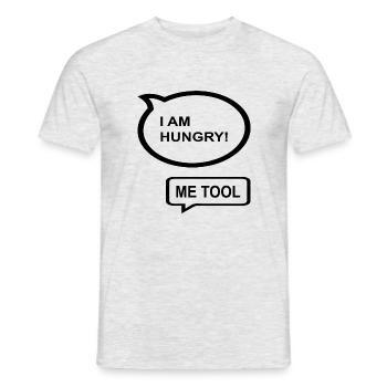 Grossesse Baby shower Babyshower Boy Girl - T-shirt homme - gris chiné - Devant - AI Model Male 178 dark (178cm)
